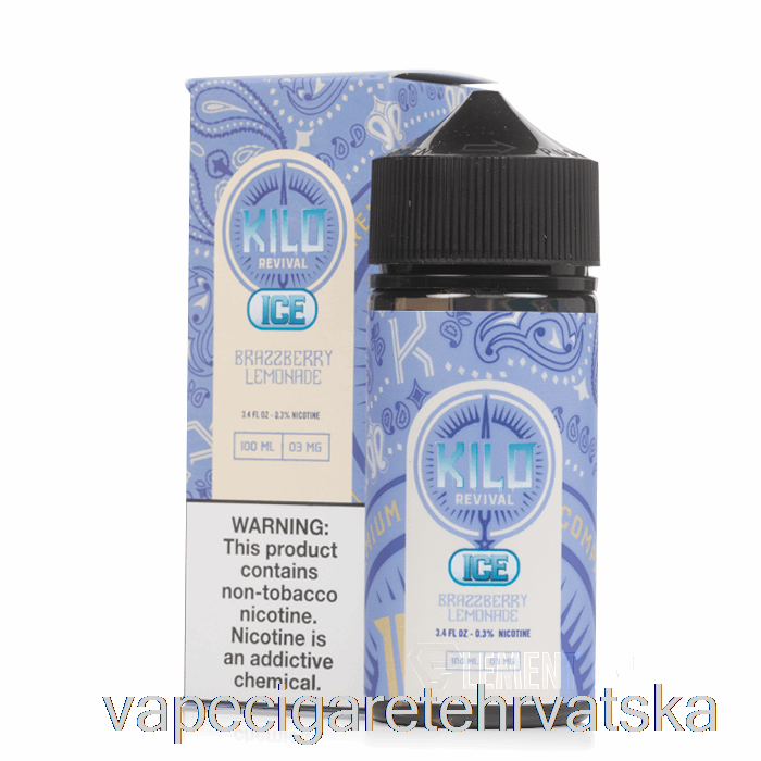 Vape Cigarete Ice Brazzberry Limunada - Kilo Revival - 100ml 0mg